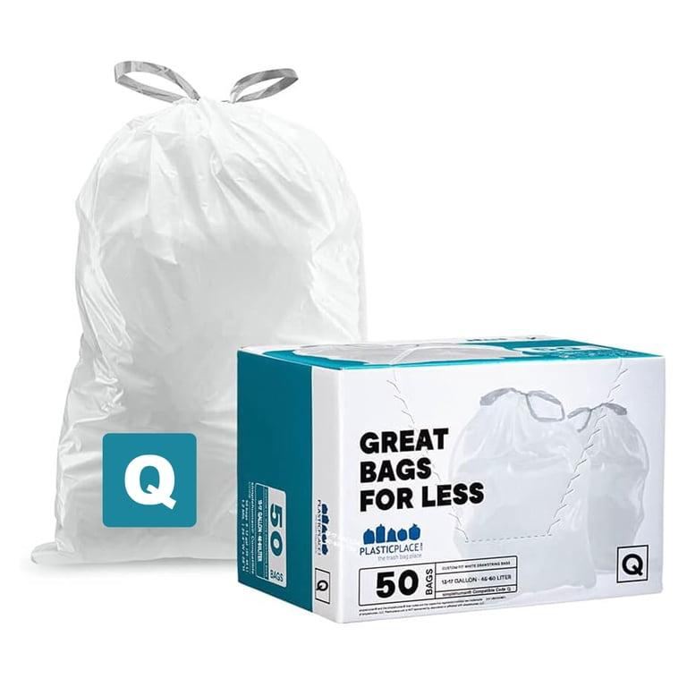 13 Gal Tall Kitchen Drawstring Trash Bags
